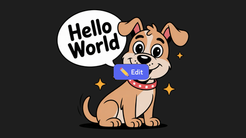 Editing images with natural language prompts