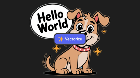 Vectorizing images for scalable formats
